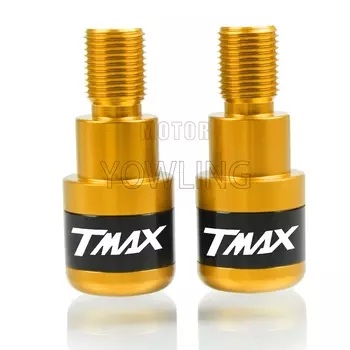 Мотоциклетные аксессуары TMAX с логотипом CNC, ручки руля, рукоятки, крышка для YAMAHA TMAX 500 2008 2009 2010 2011 2012 2013 2014 2015 2016