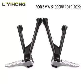 Мотоциклетные черные хромированные задние подножки, подставка для ног для Bmw S1000rr 2022 2019 2020 2021 M1000rr 2020-2022, комплект кронштейнов для отдыха