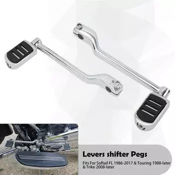 Мотоциклетные колышки, рычаг переключения передач, пятка, носок, рычаг переключения передач, передняя и задняя педаль для Harley Touring Street Glide FLHXSE Softail FLSTF