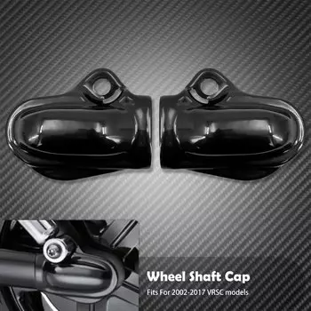 Мотоциклетные накладки на заднюю ось и гайки, глянцевый черный для Harley V-Rod VRSC Muscle VRSCF 2002-2017, уличный стержень VRSCR VRSCAW