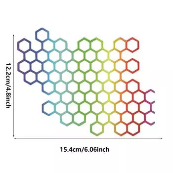 Мотоциклетные наклейки в виде сот, водонепроницаемые наклейки для Yamaha Tmax 530 Venom Honda Cbr 600 F4i, наклейки для мотоциклетного шлема