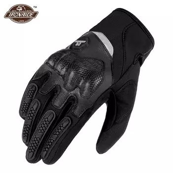 Мотоциклетные Перчатки Masontex, всесезонные из углеродного волокна, для сенсорных экранов