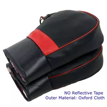 Мотоциклетные перчатки на руль LMoDri, ветрозащитные варежки, обогреватель, водонепроницаемая ручка для мотоцикла, толстые плюшевые рукавицы для рук