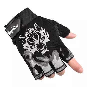 Мотоциклетные Перчатки с открытыми пальцами для мужчин и женщин, мотоциклетные велосипедные ранцы, перчатки для стрельбы, охоты, износостойкие перчатки