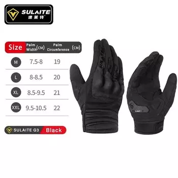 Мотоциклетные Перчатки в стиле ретро для мужчин и женщин, дышащие митенки с закрытыми пальцами для сенсорных экранов, для езды на мотоцикле, с защитой от падения, SLTG3 # MDL0325
