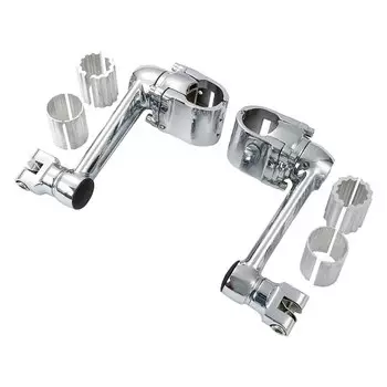 Мотоциклетные подножки 25 мм, 32 мм, 35 мм, переднее крепление для подножек для Honda Goldwing 1800 GL1800, черный/хром