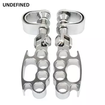 Мотоциклетные подножки для летающих костяшек шоссе 25 мм 32 мм полоса защиты двигателя с зажимом для подножки для Harley Chopper Bobber