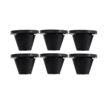 Мотоциклетные резиновые боковые крышки, 6 шт. для Harley Touring Road King Electra Street Glide Road Glide FLHR FLHT FLHX 1996-Up