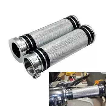 Мотоциклетные ручки 1 дюйм, ручки 25 мм, универсальные для Harley Sportster Fatboy Dyna Softail Touring Glide Road King