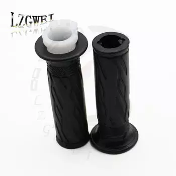 Мотоциклетные ручки, универсальные ручки для SUZUKI GSF250 GSF1200 GSX1250F GSX650F GSR 600 400, резиновый руль дроссельной заслонки 7/8 22 мм