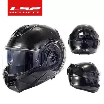 Мотоциклетные шлемы LS2 FF906 Advant, модульные, с двойным козырьком и встроенными линзами