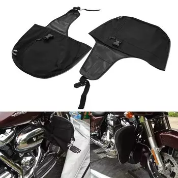 Мотоциклетные водонепроницаемые мягкие застежки, гетры для Harley Dyna Super Glide Street Bob Super Glide Custom 2006-2020, сумка для ног