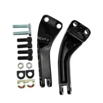 Мотоциклетные задние пассажирские поддержка подножек комплект монтажных кронштейнов для Harley Dyna 2006-2017 Fat Bob Wide Low Rider Switchback FXDB