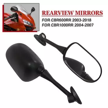 Мотоциклетные зеркала заднего вида для HONDA CBR600RR 2003-2018 CBR1000RR 2004-2007 CBR 600 1000 RR, спортивные велосипедные боковые зеркала заднего вида