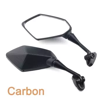 Мотоциклетные зеркала заднего вида для Kawasaki Ninja 250R EX250 2008-2012/Ninja 650R ER6F 2006-2019 черные