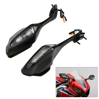 Мотоциклетные зеркала заднего вида со светодиодными поворотниками Для Honda CBR1000RR 2017-2023 2018-2008 2015 2016 2014 2013 2012 2011