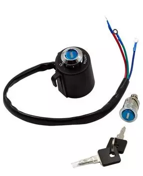 Мотоциклетный 3-проводной Замок зажигания с 2 ключами для Harley Davidson Sportster XL 883 1200x48 72V