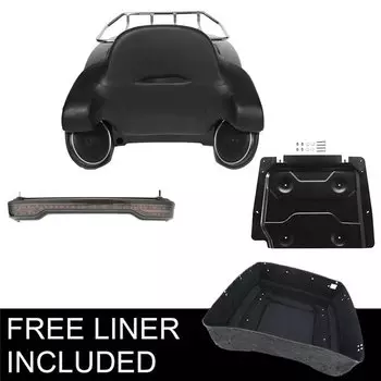 Мотоциклетный багажник King Pack, подставка для динамика для Harley Tour Pak Touring Road King Glide 2014-2024