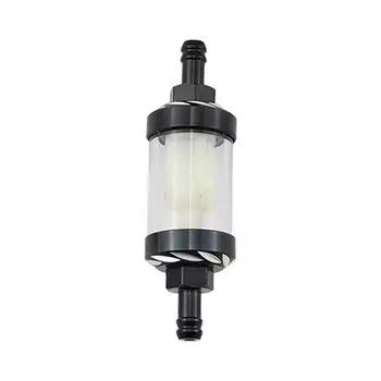 Мотоциклетный бензиновый топливный фильтр для квадроциклов, внедорожников, алюминиевого сплава CNC Moto Universal 8 мм