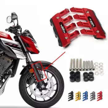 Мотоциклетный брызговик с логотипом для Honda CBR650F, защита передней вилки, переднее крыло, ползунок против падения, аксессуары