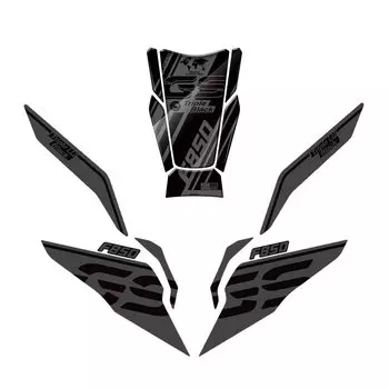 Мотоциклетный Чехол для BMW F850GS Приключения 40 лет Тройная черная версия наклейки на заднюю крышку 2019-2022