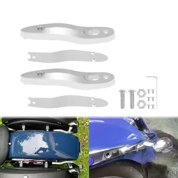 Мотоциклетный черный/Хромированный задний удлинитель сигнала поворота кронштейн для переездов комплекты для Harley Softail Slim FLS стандарт FXST FLSTF 00-20