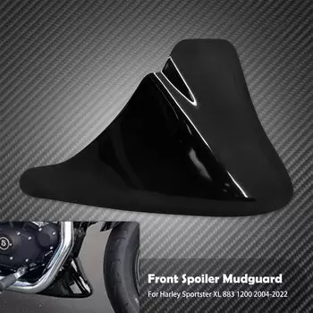 Мотоциклетный черный передний нижний спойлер, брызговик, обтекатель подбородка для Harley Sportster XL 883 1200 72 48 Super Low Iron