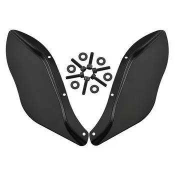 Мотоциклетный черный прозрачный воздушный дефлектор для ветрового стекла Harley Touring FLHR FLHT FLHX 96-13 мотоциклов