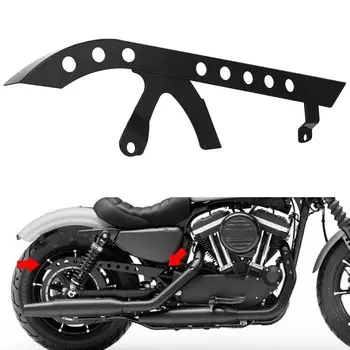 Мотоциклетный черный Задний шкив для Harley Sportster XL 883 1200 48 72 SuperLow Nightster 2004-2018 2017