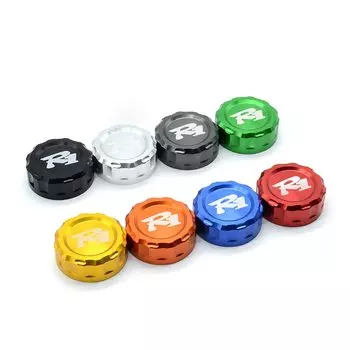 Мотоциклетный цилиндр, резервуар тормозной жидкости, крышка резервуара для YAHAMA YZF R1 YZF-R1 2004 2005 2006 2007 2008 CNC, алюминиевый