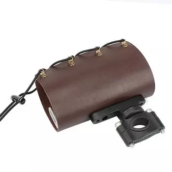 Мотоциклетный держатель для чашки, кожаный держатель для напитков, 22-28 мм, универсальная подставка для бутылки для кофе и воды, для стайлинга автомобиля, велосипедов