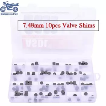 Мотоциклетный диаметр 7,48 мм, регулируемый полный комплект прокладок клапана для Honda Suzuki Yamaha Kawasaki 1,2-3,5 1,225-3,475