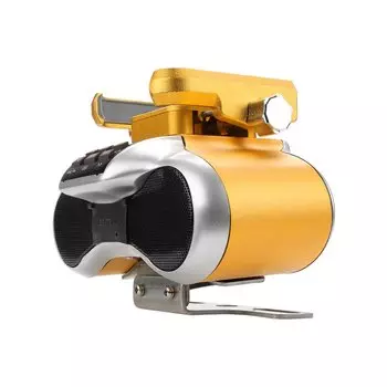 Мотоциклетный динамик, Bluetooth, аудиозвук, кронштейн для мобильного телефона, портативный MP3-аксессуар, металлический корпус, модифицированный сабвуфер, музыка