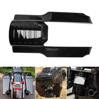 Мотоциклетный глянцевый черный 7-дюймовый удлинитель заднего крыла, растянутая сумка, растянутые наполнители для Harley Touring Road King Street Glide 96-08