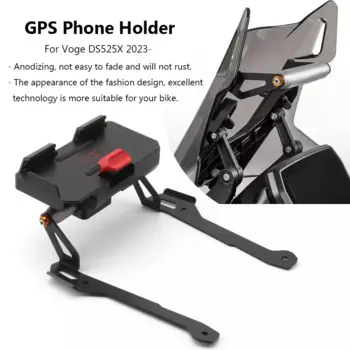 Мотоциклетный GPS-держатель для телефона, USB-беспроводное зарядное устройство, навигационный кронштейн, поддержка крепления для VOGE DSX 525 DSX525 DS525X DS 525X 2023