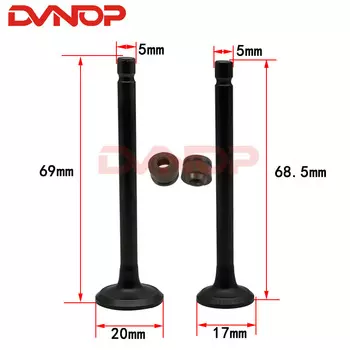 Мотоциклетный клапан для SYM Mio 50 Fiddle 2 Jet 4 Allo Cello 50cc Awa XS1P37QMA QJ50QT-18D12100-AMA-000, часть 4-тактного двигателя