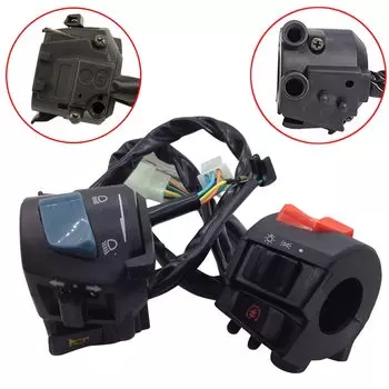 Мотоциклетный клаксон Yecnecty, переключатель, запчасти, кнопка управления сигналом поворота для скутера, запчасти для руля для Honda CB400 1992-1998