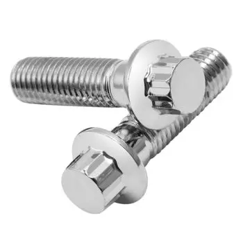 Мотоциклетный комплект метрических болтов переднего тормозного суппорта M10x1,5 10 мм для Harley Touring FL Electra Glide Sportster XL Softail Chrome