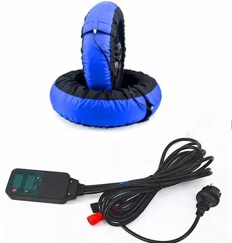 Мотоциклетный комплект подогрева шин с цифровым контролем температуры 120/200 17, подогреватель передних и задних гоночных шин с цифровым синим и черным цветом