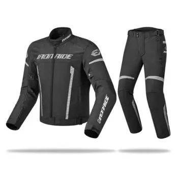 Мотоциклетный костюм IRONRIDE с защитой от ветра, защитная одежда для мотокросса, гоночная куртка, штаны