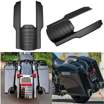 Мотоциклетный матовый черный 7-дюймовый удлинитель заднего крыла, растянутая сумка, растянутые наполнители для Harley Touring Road King Street Glide 96-08