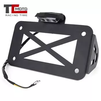 Мотоциклетный номерной знак подходит для Harley Sportster Bobber Chopper пользовательское Боковое крепление номерной знак кронштейн модифицированный держатель
