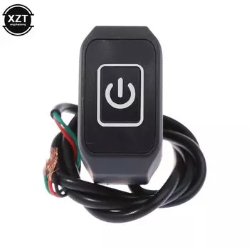 Мотоциклетный переключатель, модифицированный сигнал фары, переключатель управления, крепление на руль, красная, синяя, белая, желтая, Зеленая кнопка стандарта детской лампы