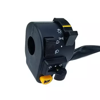 Мотоциклетный переключатель на руле 22 мм для звуковых фар, противотуманные фары, указатель поворота, квадроцикл, скутер, трехколесный велосипед, универсальные переключатели 12 В