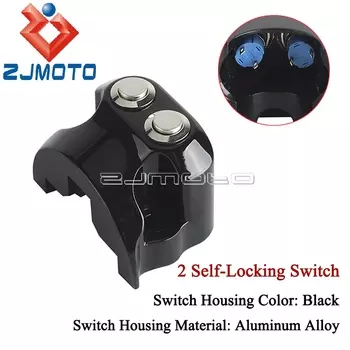 Мотоциклетный переключатель подвески Air Ride 25 мм, переключатель на руле для Harley Road King Street Glide Electra Glide Dyna V-Rod Sportster