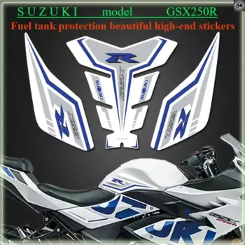 Мотоциклетный подходит для Suzuki GSX250R модифицированный топливный бак fishbone противоскользящая и износостойкая Защитная Наклейка на корпус