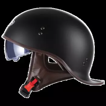 Мотоциклетный полушлем в стиле ретро, всесезонный винтажный мотошлем с открытым лицом, защитные аксессуары для мотоциклистов