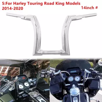 Мотоциклетный руль 12 "14" 16 дюймов для Harley Touring Road King 2014-2020 Softail Fat Boy Breakout Slim FLSTF 2015-2019 2020