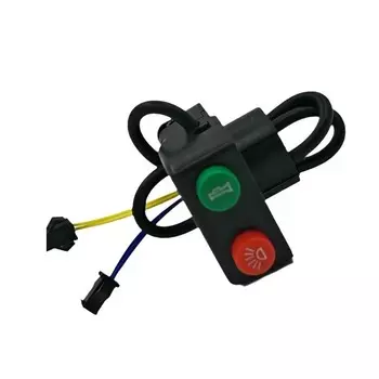 Мотоциклетный руль 22 мм, звуковой сигнал, комбинированная кнопка переключения фар, переключатели двигателя, аксессуары для модификации указателя поворота