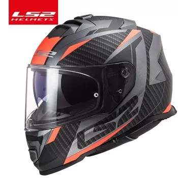 Мотоциклетный шлем Capacete LS2 FF800, шлем ls2 STORM, с двойными линзами, с бесплатной противотуманной системой